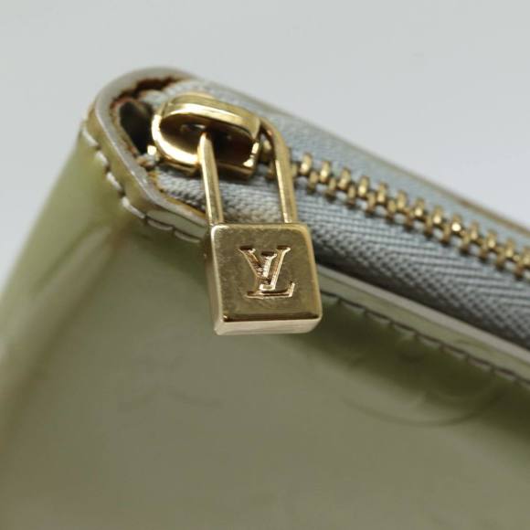 LOUIS VUITTON Monogram Vernis Eldridge Long Wallet Gris M91158 LV Auth 81320 - Picture 9 of 16